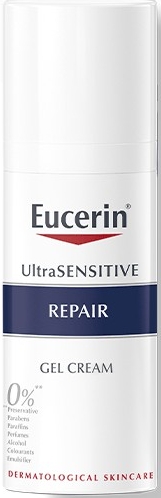 รูปภาพของ Eucerin Ultrasensitive Repair Gel Cream 50ml. สำหรับผิวผสม-ผิวมัน 